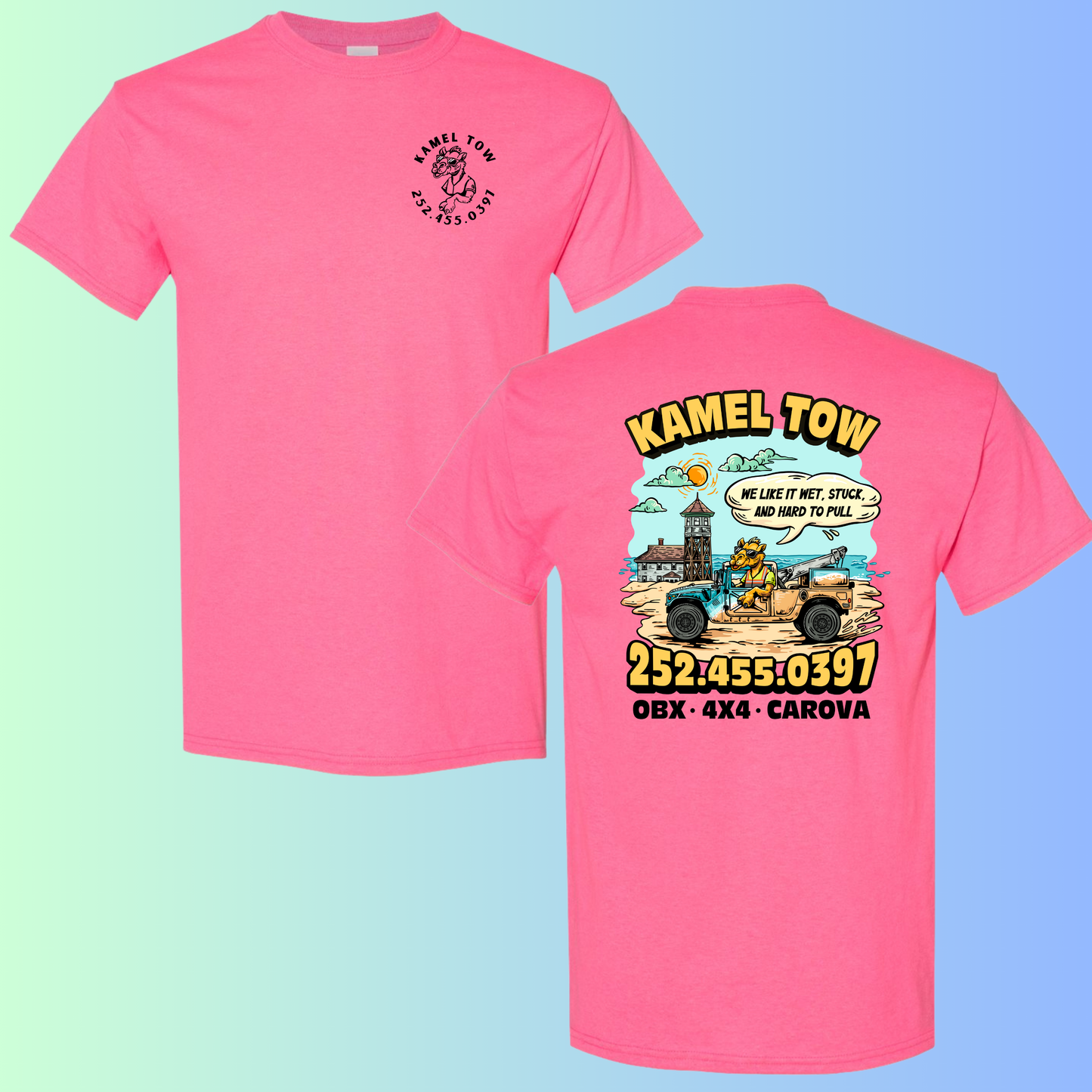 Safety Pink - Gildan 5000