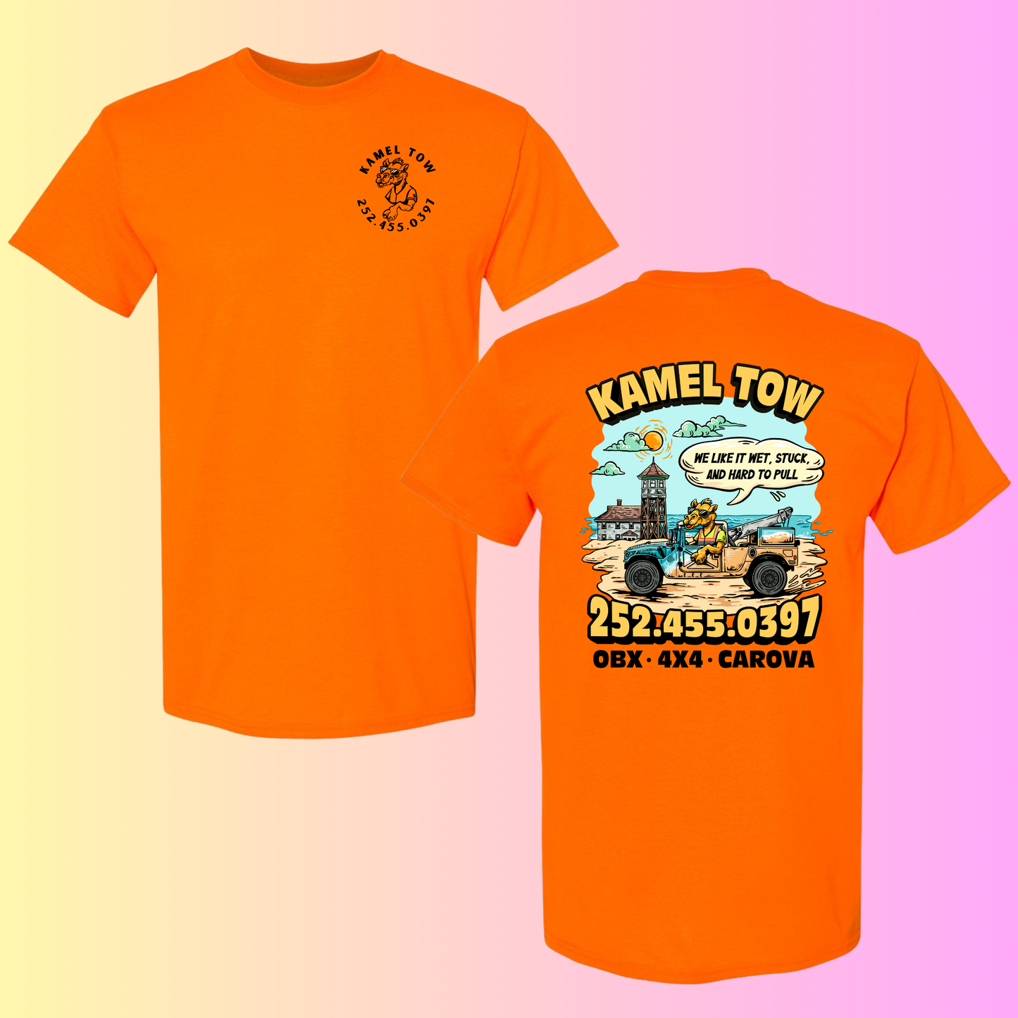 Safety Orange - Gildan 5000